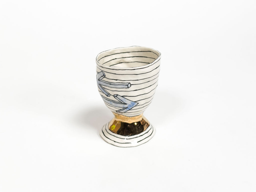 Goblet with Lemon + Arrows
