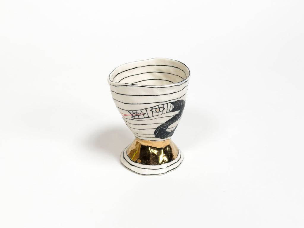 Goblet with Lemon + Snake
